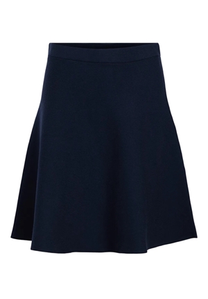 Kjolar - Objreynard short knit skirt – Sky captain